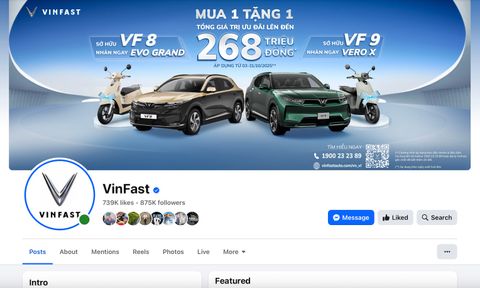 Cảnh báo: Fanpage giả mạo VinFast tung chiêu lừa “xe điện 286.000 đồng”