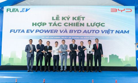BYD Việt Nam bắt tay Futa Ev Power, mở rộng mạng lưới sạc xe điện trên toàn quốc