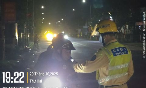 Hà Tĩnh cao điểm ra quân xử lý nồng độ cồn