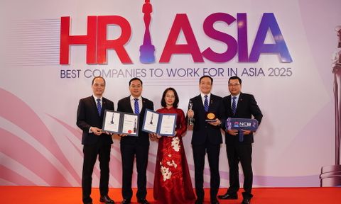 Ngân hàng NCB nhận cú đúp giải thưởng của HR Asia Awards 2025