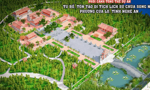 Nghệ An: Phê duyệt dự án tu bổ, tôn tạo di tích lịch sử Chùa Song Ngư 