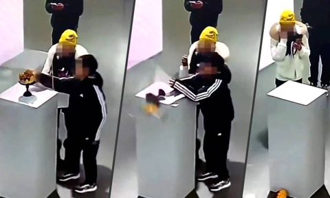 Mẹ mải chụp ảnh, con trai làm vỡ chiếc vương miện hơn 7 tỷ đồng 