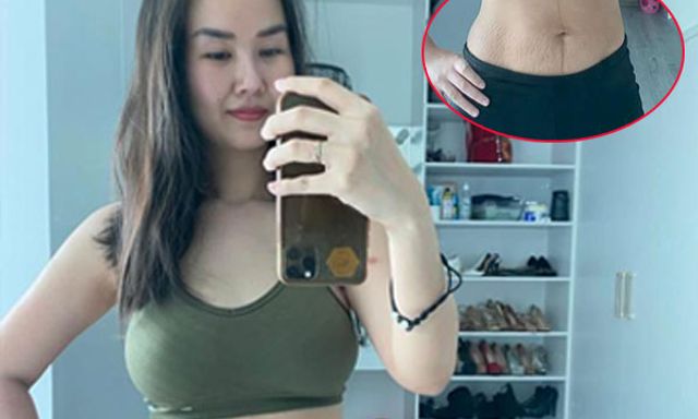 Võ Hạ Trâm lần đầu khoe vết rạn sau 4 tháng sinh con: 'Vẻ đẹp thiêng liêng mà bất cứ ai có con cũng nên tự hào'