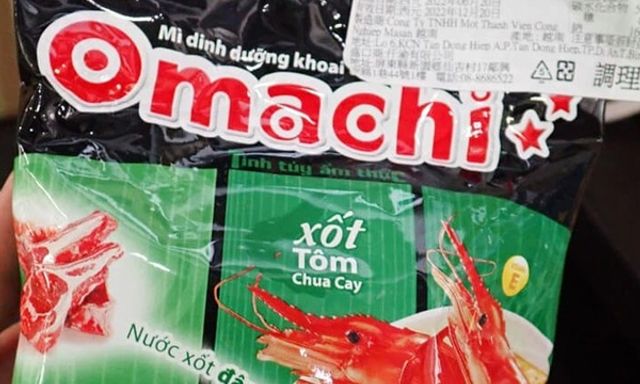Đài Loan tiêu hủy 1,4 tấn mì ăn liền Omachi nhập từ Việt Nam vì chứa chất cấm