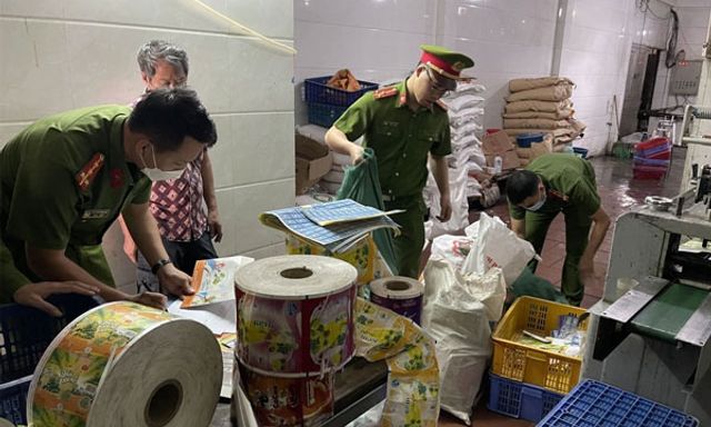 Khởi tố vụ án sản xuất, làm giả kem Tràng Tiền