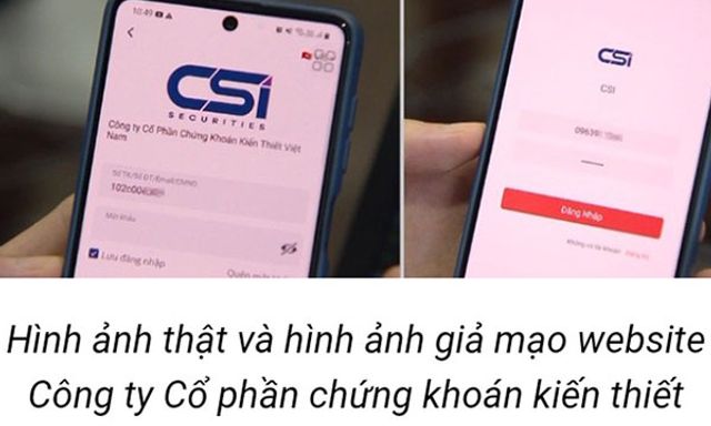 Công an Hà Nội cảnh báo 16 trang web, ứng dụng giả mạo các công ty chứng khoán để lừa đảo chiếm đoạt tài sản