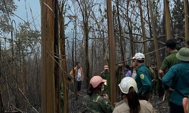 Điện Biên: Một người phụ nữ thiệt mạng khi tham gia chữa cháy rừng