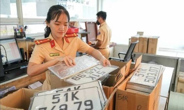 Thu nộp ngân sách hơn 2.700 tỷ đồng từ đấu giá biển số ô tô