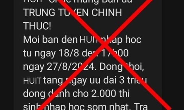 Trường đại học đồng loạt cảnh báo chiêu lừa đảo thí sinh nộp tiền học phí nhập học