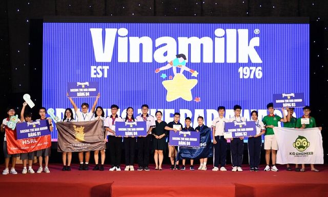 Vinamilk khích lệ tài năng trẻ về sáng tạo robot ứng dụng công nghệ vào phát triển bền vững