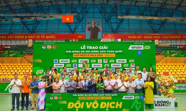 SLNA bị thu hồi cúp vô địch U11 Quốc gia 2024 vì gian lận tuổi