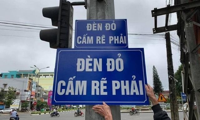 Rẽ phải khi đèn đỏ bị phạt bao nhiêu tiền?