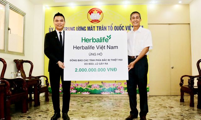 Herbalife VN cùng Thành Viên Độc Lập và Nhân Viên hỗ trợ đồng bào bị thiệt hại do bão Yagi và lũ lụt