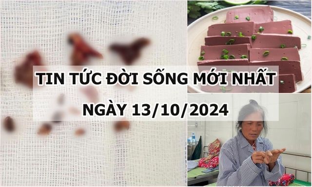 Tin tức đời sống 13/10/2024: Nhập viện cấp cứu sau 5 ngày ăn tiết lợn mua ở chợ