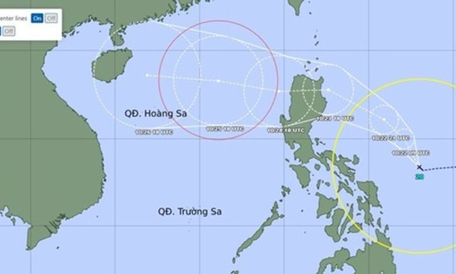 Bão Trami đang hướng vào Biển Đông mạnh cỡ nào?