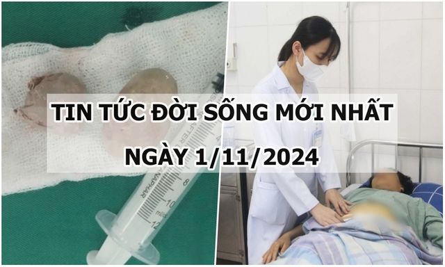 Tin tức đời sống 1/11/2024: Người phụ nữ mang khối u to như thai 5 tháng