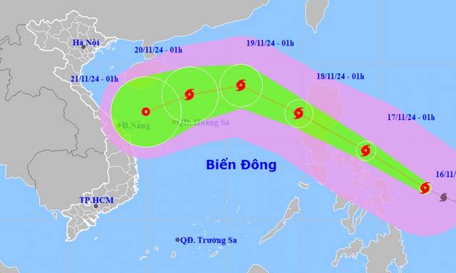 Bão chồng bão: Tiếp tục xuất hiện bão Man-Yi tiệm cận cấp siêu bão, dự báo đi vào biển Đông