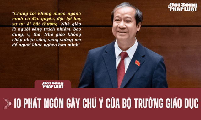 10 phát ngôn gây chú ý của Bộ trưởng GD&ĐT Nguyễn Kim Sơn về dự thảo luật Nhà giáo