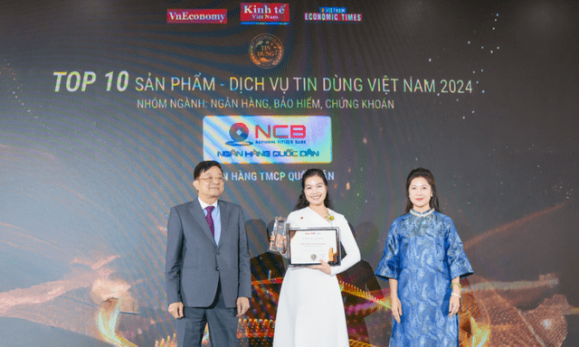 Ngân hàng số cho Doanh nghiệp của NCB 02 năm liên tiếp đạt Top 50 Sản phẩm – Dịch vụ Tin Dùng Việt Nam