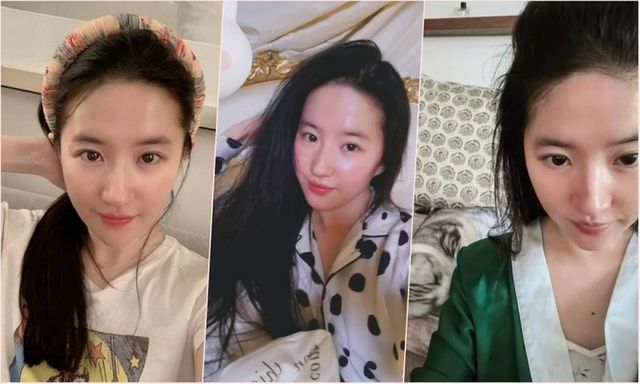 Lưu Diệc Phi khoe ảnh mặt mộc đẹp không tỳ vết ở tuổi U40