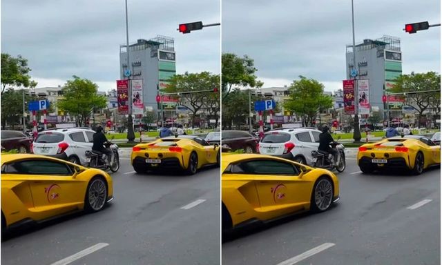 Clip: Dàn siêu xe nối đuôi vượt đèn đỏ ở TP.Đà Nẵng