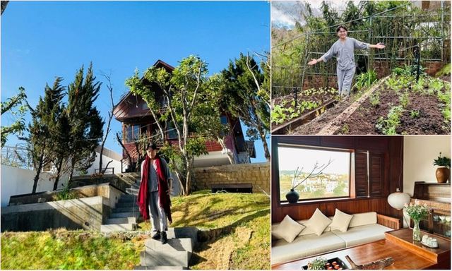 Cơ ngơi “triệu đô” của sao Việt: Không gian yên bình tại nhà vườn ở Đà Lạt của MC Đại Nghĩa