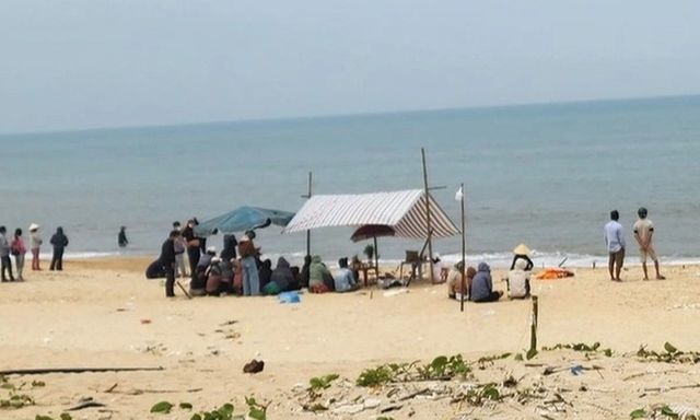 Tìm kiếm nam sinh lớp 7 ở Huế, mất tích khi đi tắm biển cùng nhóm bạn