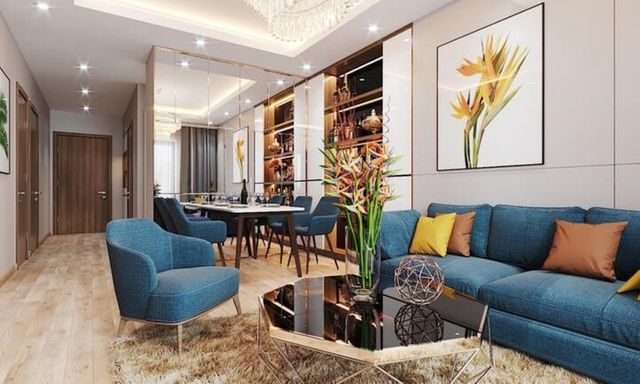 Mẫu thiết kế nội thất căn hộ 2 phòng ngủ tiết kiệm chi phí
