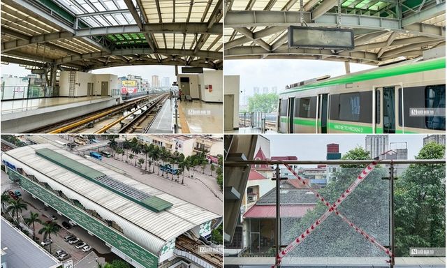 Cận cảnh hạ tầng tuyến đường sắt Cát Linh - Hà Đông xuống cấp, hư hỏng