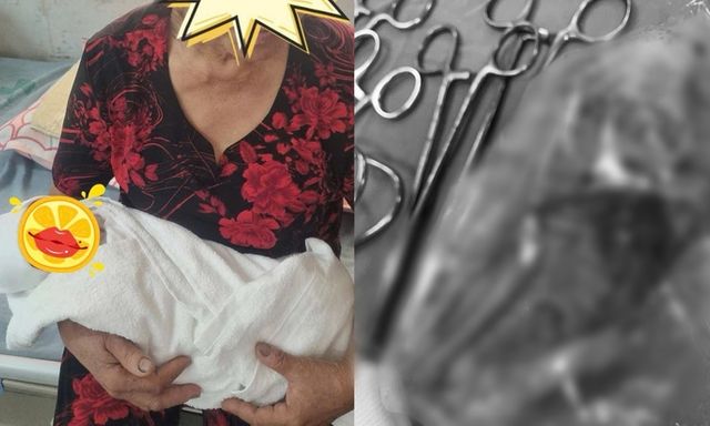 Đi sinh con, người phụ nữ được phát hiện có khối u quái