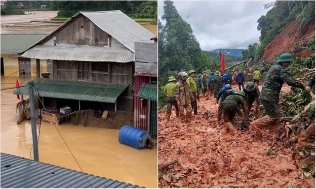 Mưa lũ ở Điện Biên khiến 7 người tử vong, 3 người mất tích