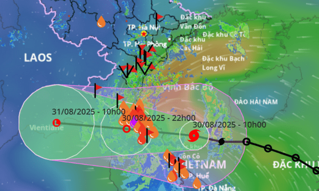 Diễn biến mới nhất bão số 6: Biển động mạnh, rất nguy hiểm đối với tàu thuyền