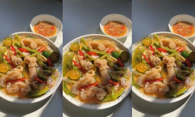 Cách làm chân gà ngâm rau tiến vua