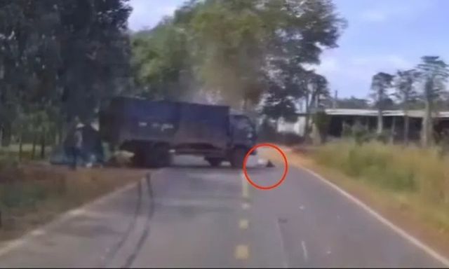 Điều tra vụ tài xế xe tải nghi cán qua người đi bộ 2 lần ở Đồng Nai: Camera tiết lộ 