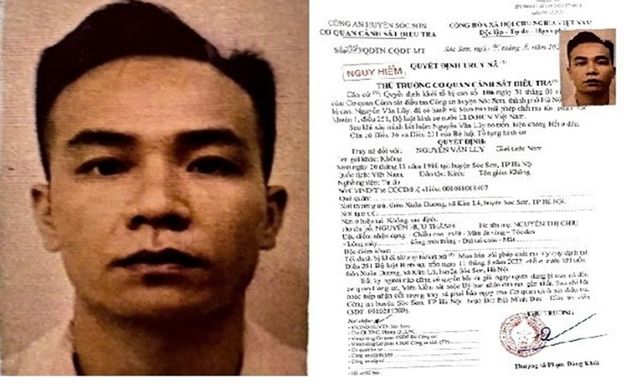 Công an TP.Hà Nội truy nã Nguyễn Văn Lũy