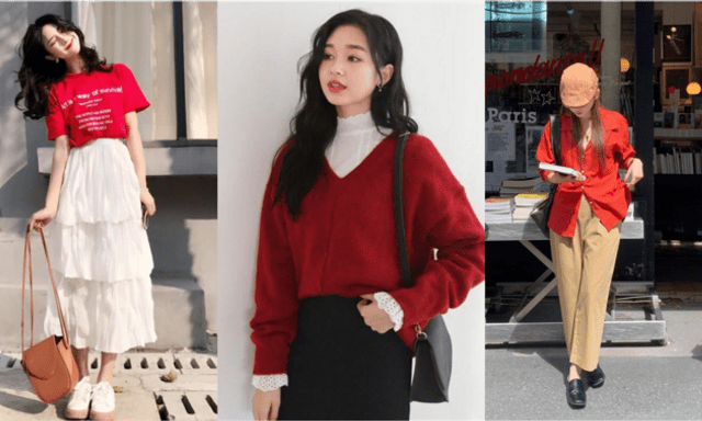 Phái đẹp nên kết hợp trang phục màu đỏ như thế nào cho sành điệu
