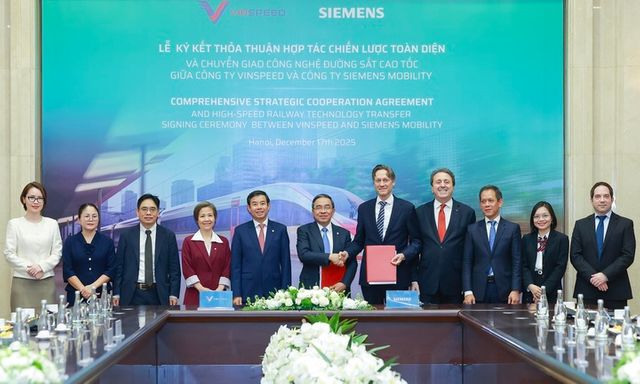 Siemens Mobility - “Gã khổng lồ” vừa ký thỏa thuận hợp tác chiến lược với VinSpeed “khủng” cỡ nào?
