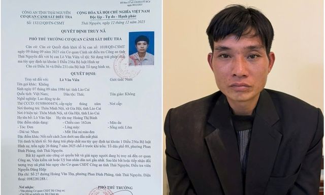 Bắt đối tượng truy nã Lò Văn Viên