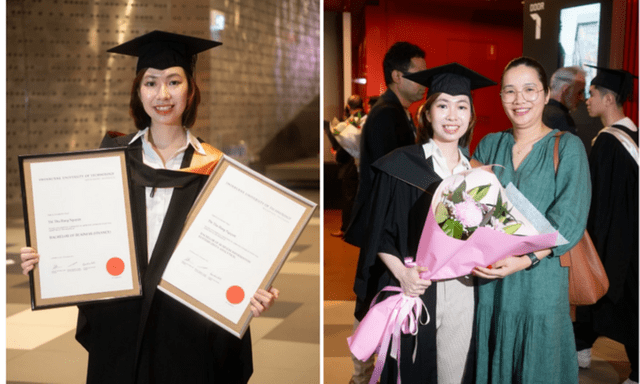 Quán quân Olympia Nguyễn Thị Thu Hằng tốt nghiệp cùng lúc hai bằng cử nhân tại Australia