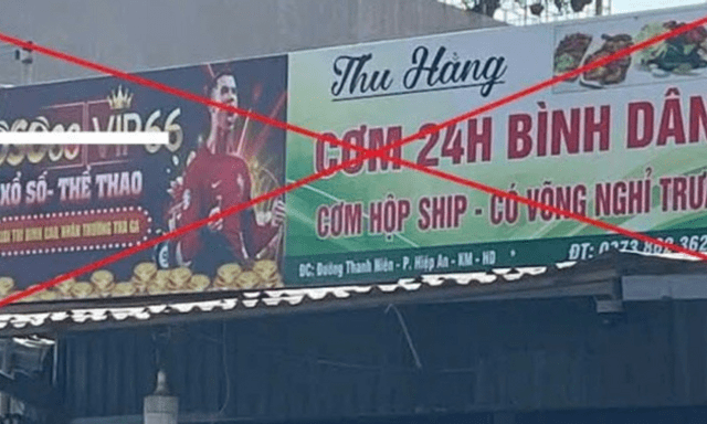 Quảng cáo cá độ núp bóng bảng hiệu, Công an Hải Phòng cảnh báo nóng
