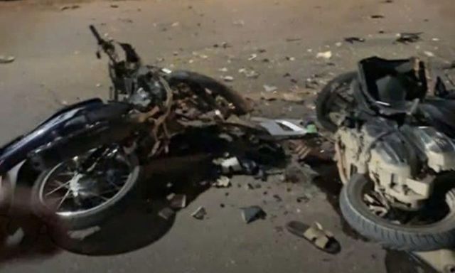 Hiện trường vụ hai xe máy tông trực diện, 3 người tử vong ở Bắc Ninh