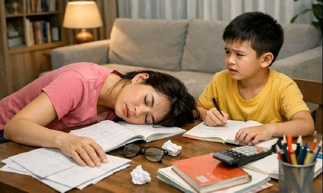 Mẹ ngất xỉu, co giật khi kèm con học, nguyên nhân khiến ai nấy đều giật mình