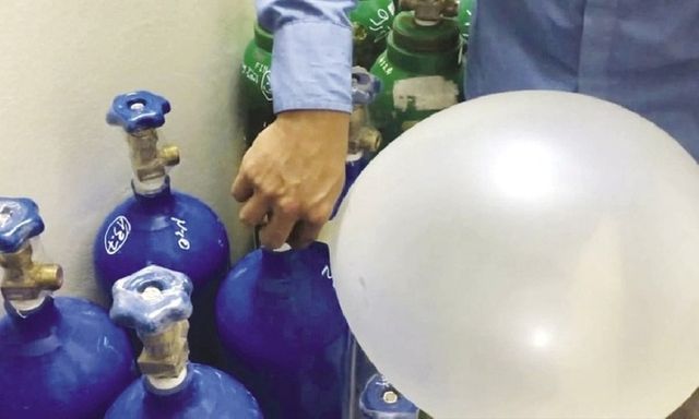 Nghiện khí cười N₂O: 