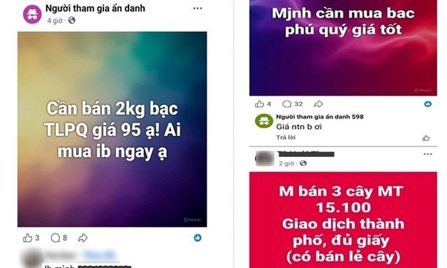 Cảnh báo thủ đoạn lừa đảo mua bán vàng, bạc giá giá rẻ trên mạng xã hội