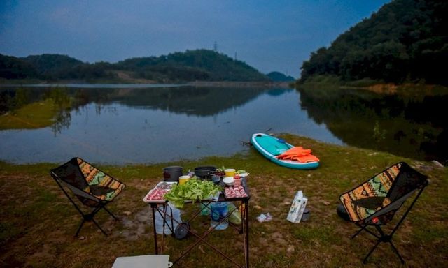 Hồ Chòm Núi - điểm cắm trại gần Hà Nội