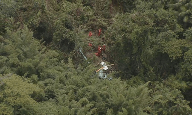 Clip: Rơi trực thăng, 3 người thiệt mạng