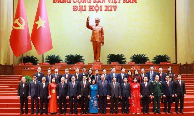 Danh sách Đoàn đại biểu Đảng bộ Mặt trận Tổ quốc, các đoàn thể Trung ương tham dự Đại hội XIV của Đảng