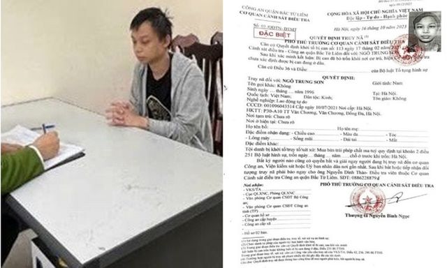 Đối tượng truy nã đặc biệt ra đầu thú