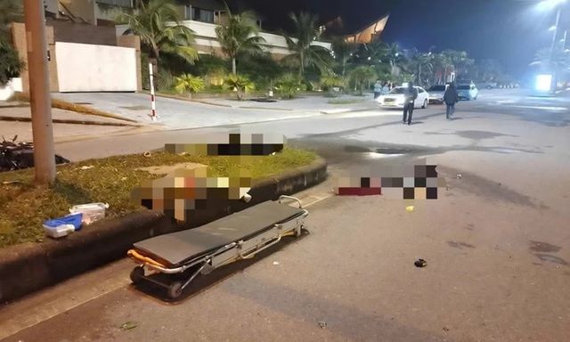 Hiện trường vụ phát hiện 3 người tử vong trên đường ở Quảng Trị