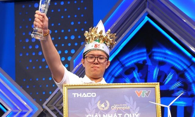Nam sinh mang cầu truyền hình Olympia về Khánh Hòa năm thứ hai liên tiếp